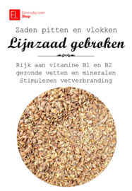 Lijnzaad- gebroken - 450 gram