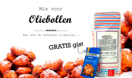 Bakmix - Oliebollen - met gratis gist - 800 gram