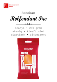 Rolfondant - Oranje - Renshaw