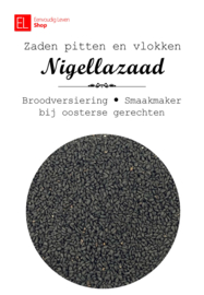 Kruiden - Nigellazaad - zwarte komijn - 80 gram