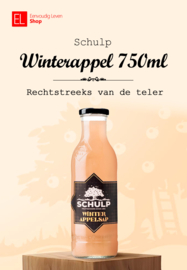 Sap - Fles 750 ml - Winterappel - Schulp