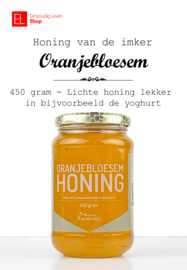 Honing van de imker - Oranjebloesem - 450 gram