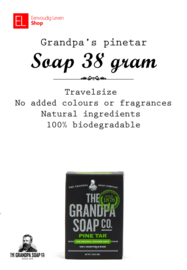 Grandpa´s Pine Tar Soap Travelsize 38 gram