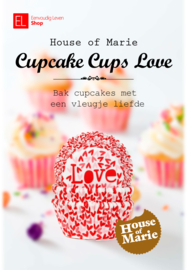 Cups - cupcake - House of Marie - Love - 50 stuks