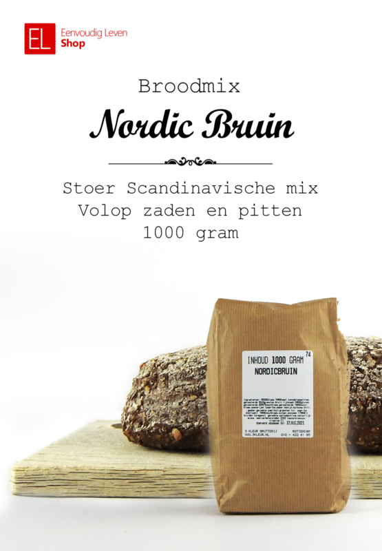 Broodmix - Nordic bruin - 1000 gr 