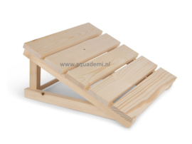 Sauna kussen hoofd-voetensteun - hout