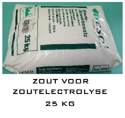 ZOUT voor zwembaden met zoutelectrolyse