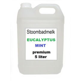 Stoombadmelk Euca Mint 5 liter