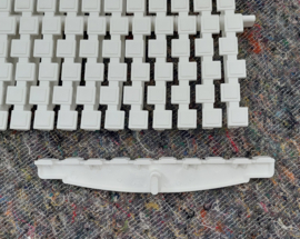 Plastic jacuzzi grating 250mm for overflow channel (squares)