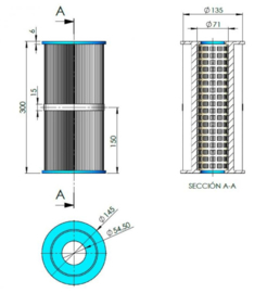 Vervangingspatroon voor Astral - AstralPool - 00652