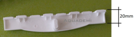 Plastic jacuzzi grating 200mm for overflow channel (squares)