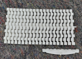 Plastic jacuzzi grating 250mm for overflow channel (squares)