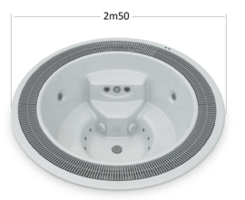 Commercial Spa whirlpool 2m50 round