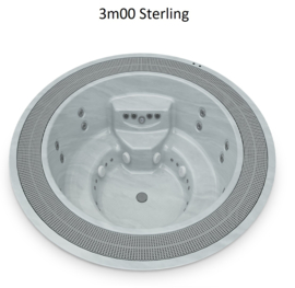 Spa bad met overloopgoot 3m00 rond