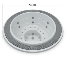 Commercial Spa whirlpool 2m30 round