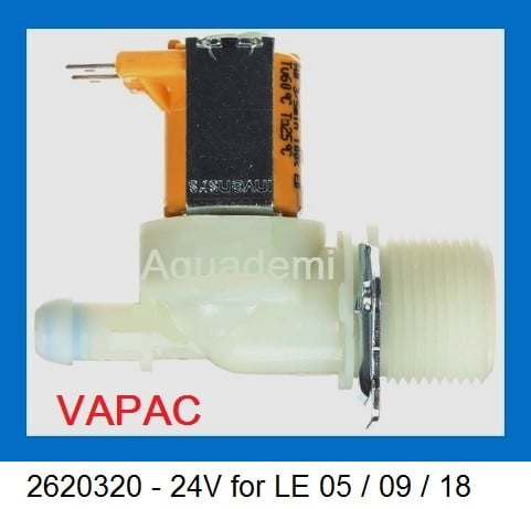 Inlet valve/ solenoid for VAPAC LE05 / LE09 / LE18