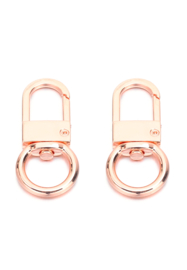 Sleutelhanger  23,5mm / 12,5mm rose goud