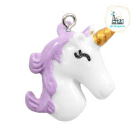 Unicorn Bedel White-purple 28x23mm