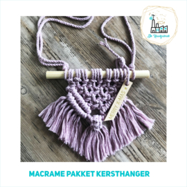 Macrame Patroon Kersthanger