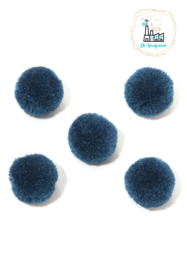 Pompon 20MM Donker Blauw