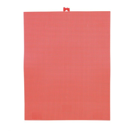 Darice • Plastic Stramien 26x34cm Rood Mesh:7