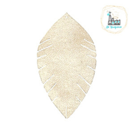 Imi leer hangers leaf Beige Small