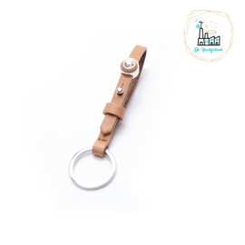 The Dutch Bracelet Factory Sleutelhanger 7846 Light Cognac