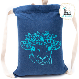 PROJECT BAG Jeans Donker Schaap Aqua