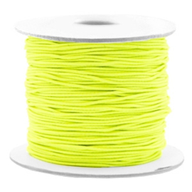 Gekleurd Elastiek Neon Geel