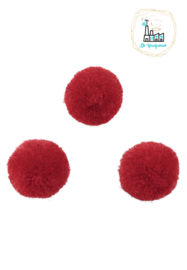 Pompon 20MM Rood