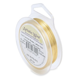 28 Gauge Artistic Wire Tarnish resistant brass