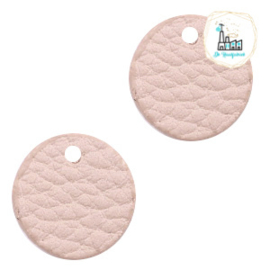 Mini Label Rond 17 MM Vintage pink