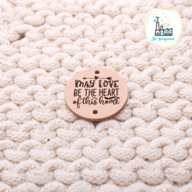 LEREN LABEL GELASERD MAY LOVE BE THE HEART OF THIS HOME