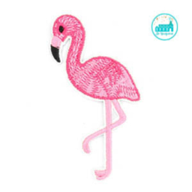 Applicatie / Patch Flamingo 10 cm x 5 cm