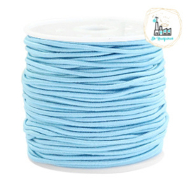 Koord Elastiek Licht Blauw 1 meter 1,5 mm breed