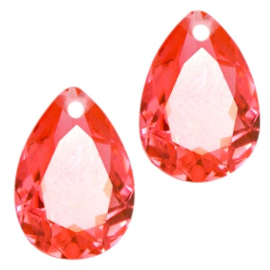 Glashanger 10x14mm PADPARADCHA ROZE