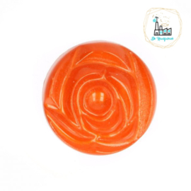 Roosknoopje 10 MM Oranje