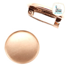 Brochespeldjes rond 20 mm Rosé Goud