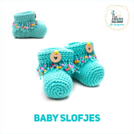 Super Haakpatroon Baby Slofjes | Gratis Haakpatronen De Haakfabriek | De PP-51