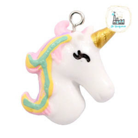 Unicorn Bedel White-rainbow 28x23mm