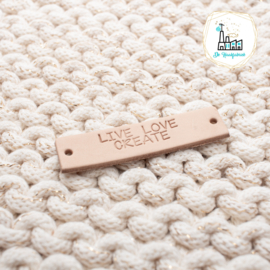 LEREN LABEL LIVE LOVE CREATE (DUBBELE REGEL)