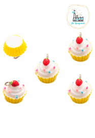 Bedel Cupcake Geel 16MM