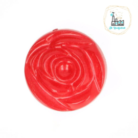 Roosknoopje 10 MM Rood