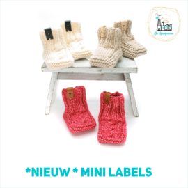 Mini Label Donker Blauw