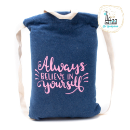 PROJECT BAG Jeans Donker Always believe in yourself