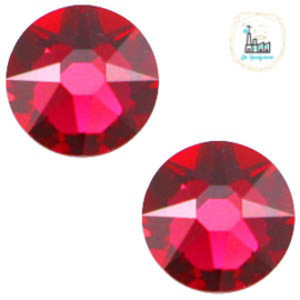 Swarovski Steentje SS34 flatback Xirius Rose Ruby red