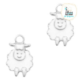 bedels schaap Zilver-White 16 x 10 MM