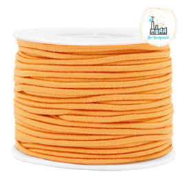 Koord Elastiek 1 meter 2 mm breed ORANJE