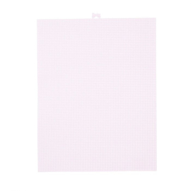 Darice • Plastic Stramien 26x34cm Licht Roze Mesh:7