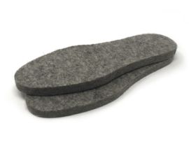 BOTTIES XS maat 38 Insoles of wool felt 70 % felt, 30 % viscose